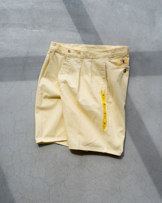 【DEADSTOCK】90-00s Duck Head Chino Shorts "Lemon"