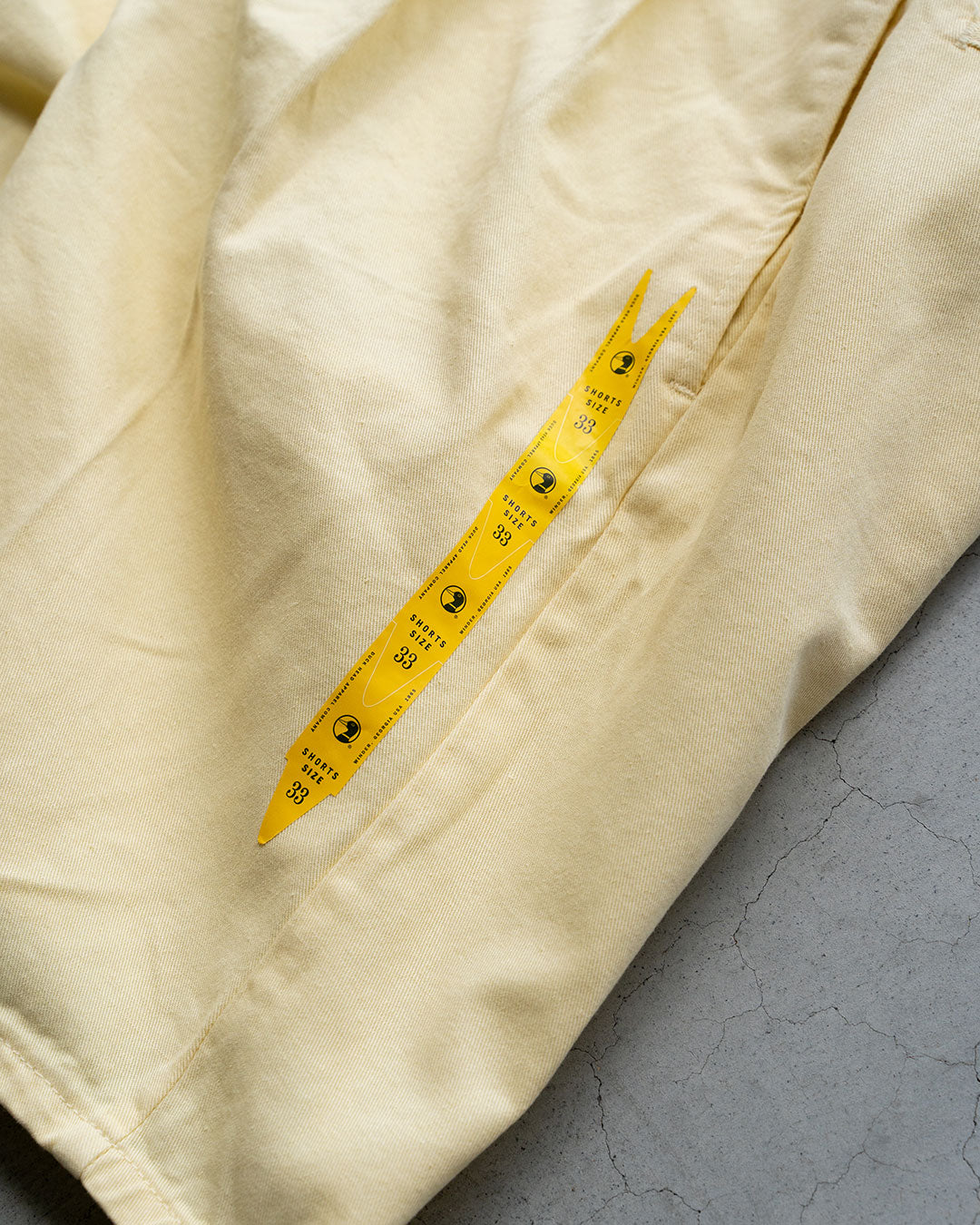 【DEADSTOCK】90-00s Duck Head Chino Shorts "Lemon"