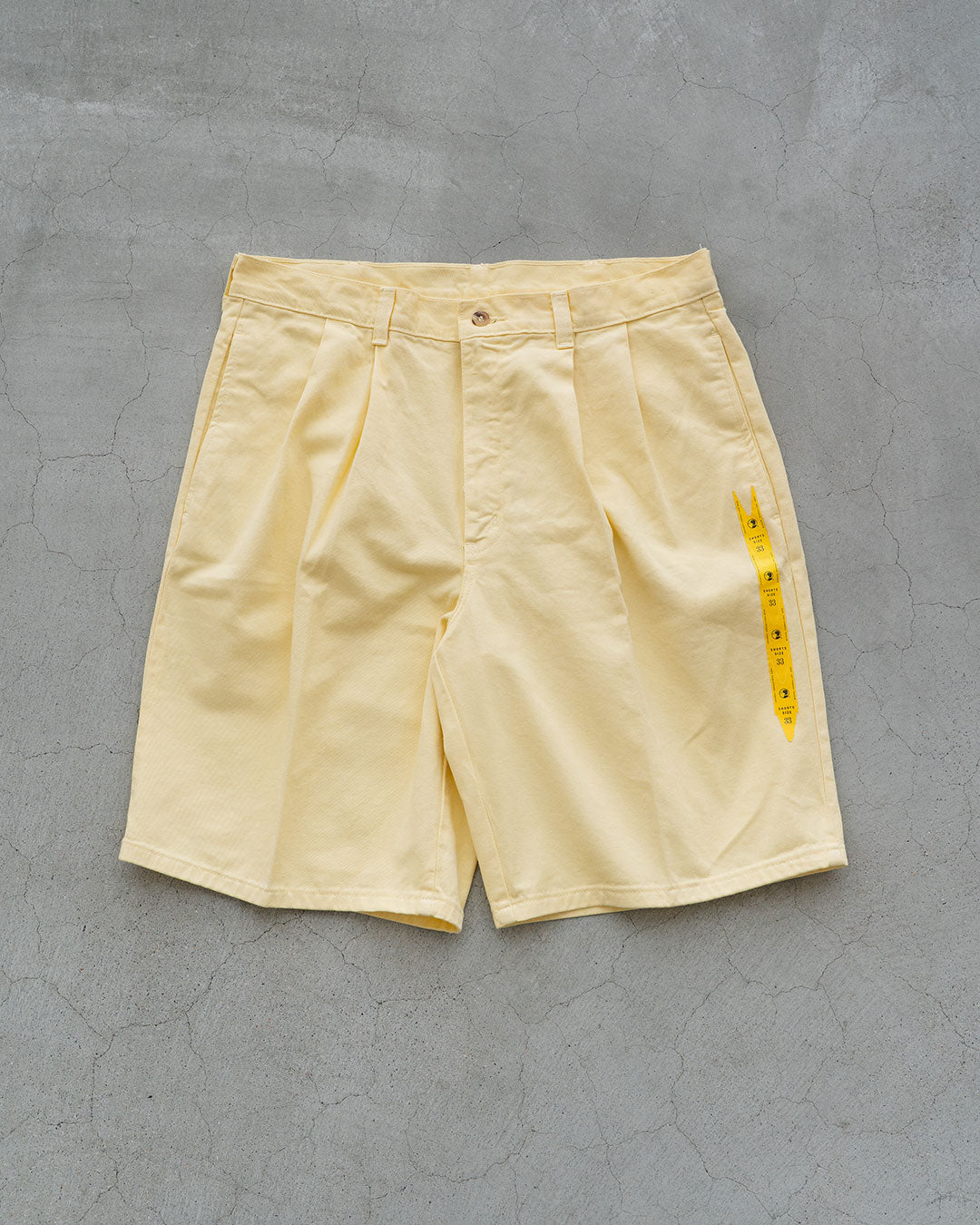 【DEADSTOCK】90-00s Duck Head Chino Shorts "Lemon"