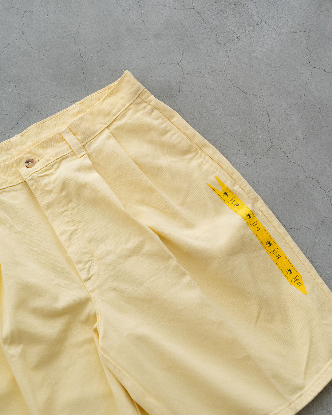 【DEADSTOCK】90-00s Duck Head Chino Shorts "Lemon"