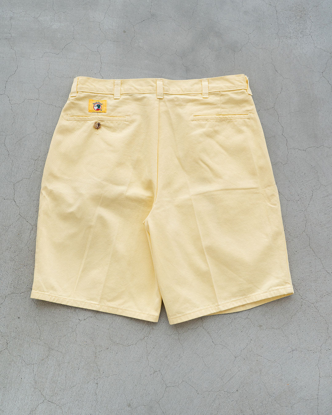 【DEADSTOCK】90-00s Duck Head Chino Shorts "Lemon"