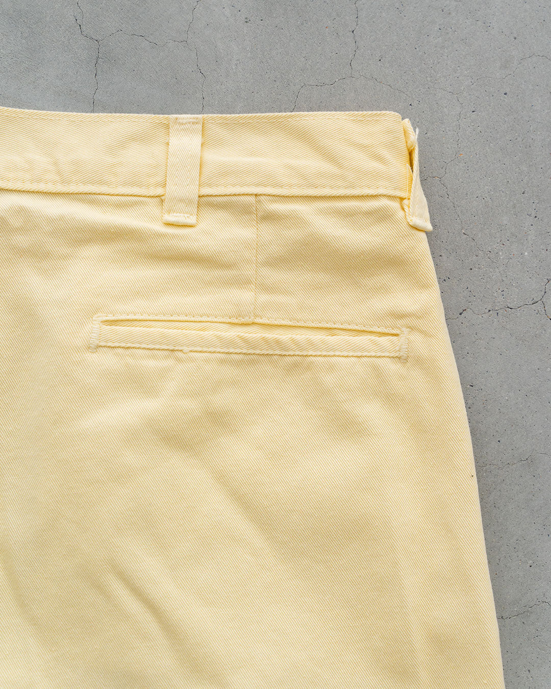 【DEADSTOCK】90-00s Duck Head Chino Shorts "Lemon"