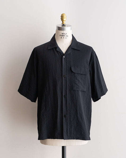 【STILL BY HAND】Pintuck Open Collar Shirt