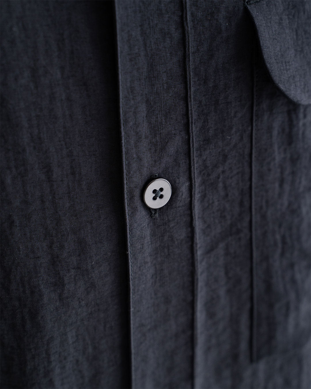 【STILL BY HAND】Pintuck Open Collar Shirt