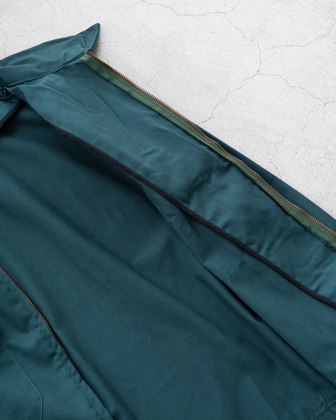 【DEADSTOCK】60-70s DETROIT OVERALLS 2Pocket Work Jacket  T/C Twill & Big Size 『Made In USA』