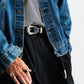 【MONITALY】Extended 1 Creased Belt 『Made In USA』