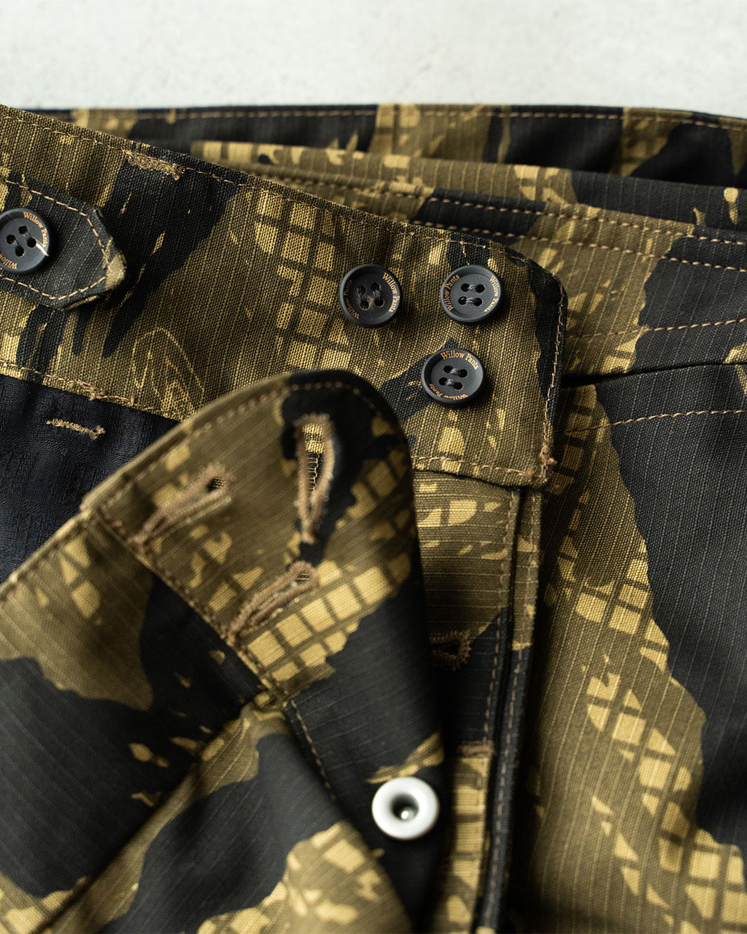【Willow Pants】 P-036 Tiger Camo "Deadstock Fabric"