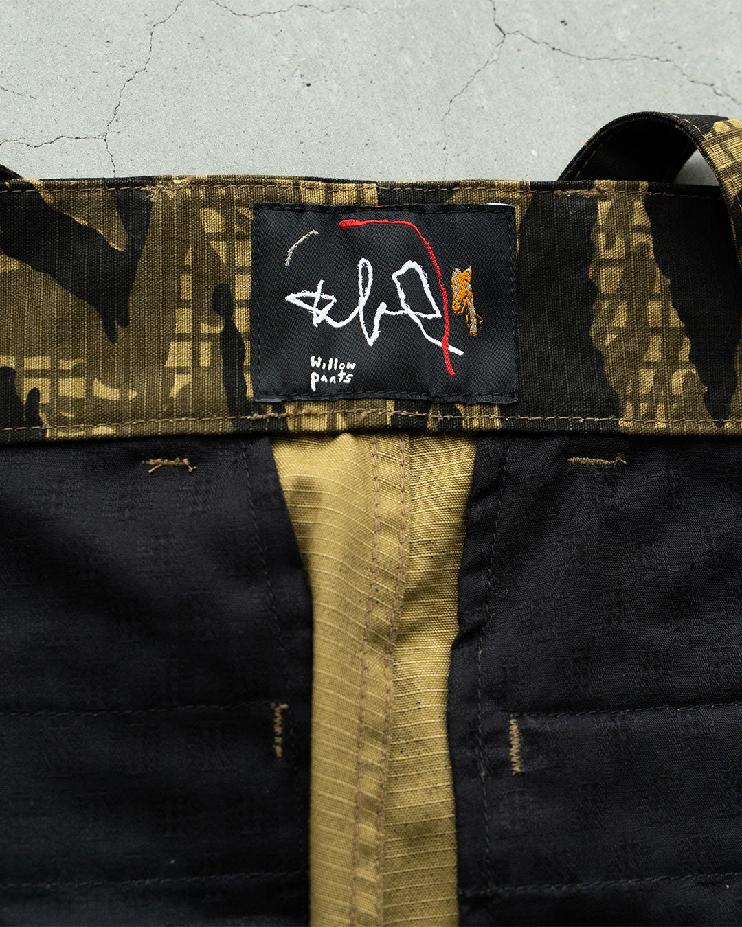 【Willow Pants】 P-036 Tiger Camo "Deadstock Fabric"