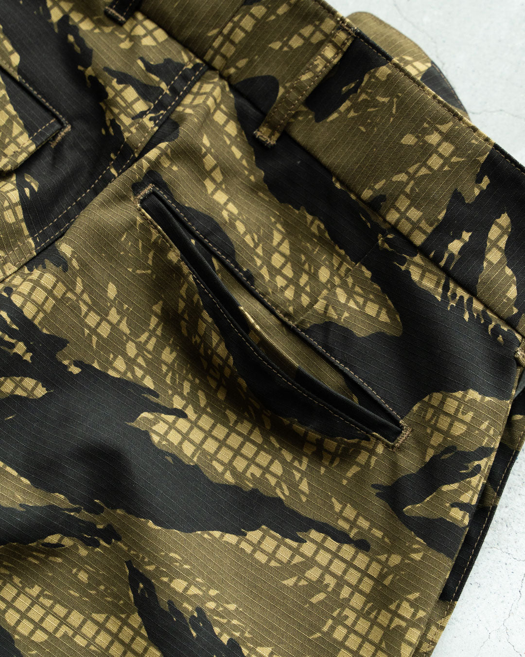 【Willow Pants】 P-036 Tiger Camo "Deadstock Fabric"
