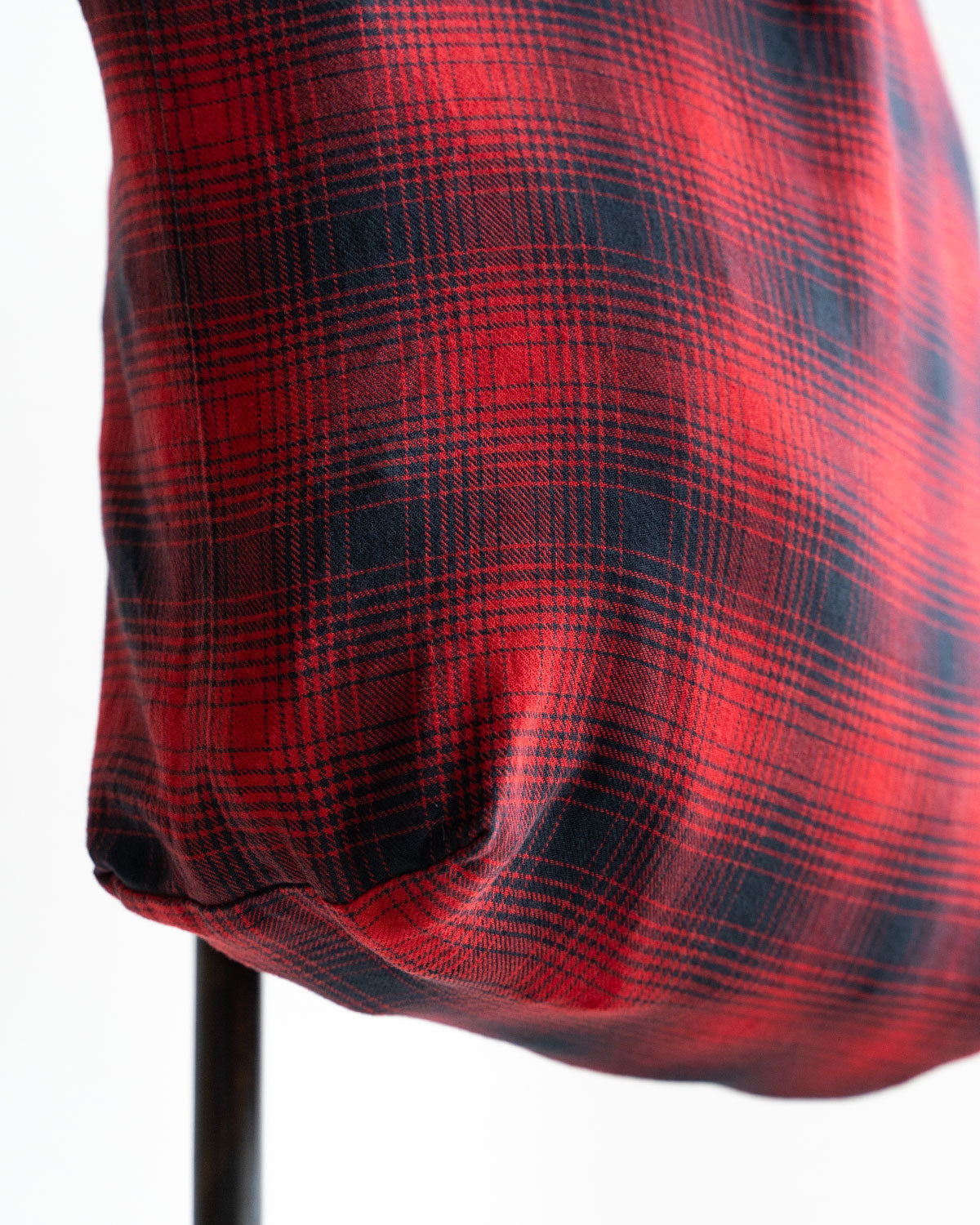 【HEXICO】Magazine Tote "Deadstock Ombre Check Fabrics"