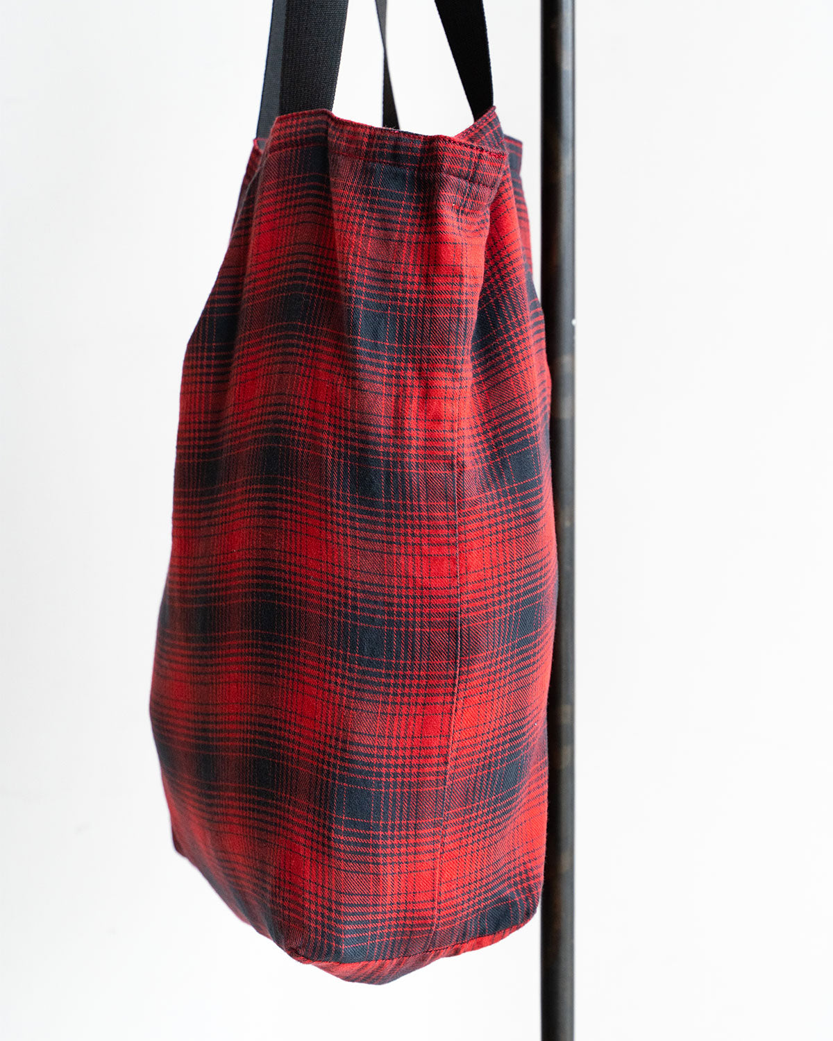 【HEXICO】Magazine Tote "Deadstock Ombre Check Fabrics"