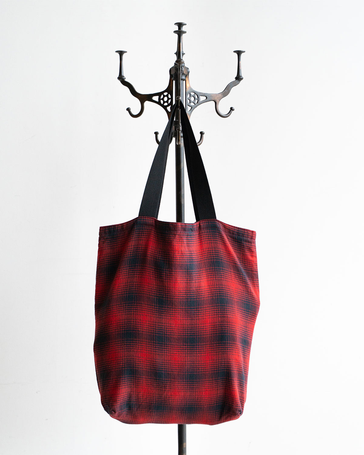 【HEXICO】Magazine Tote "Deadstock Ombre Check Fabrics"