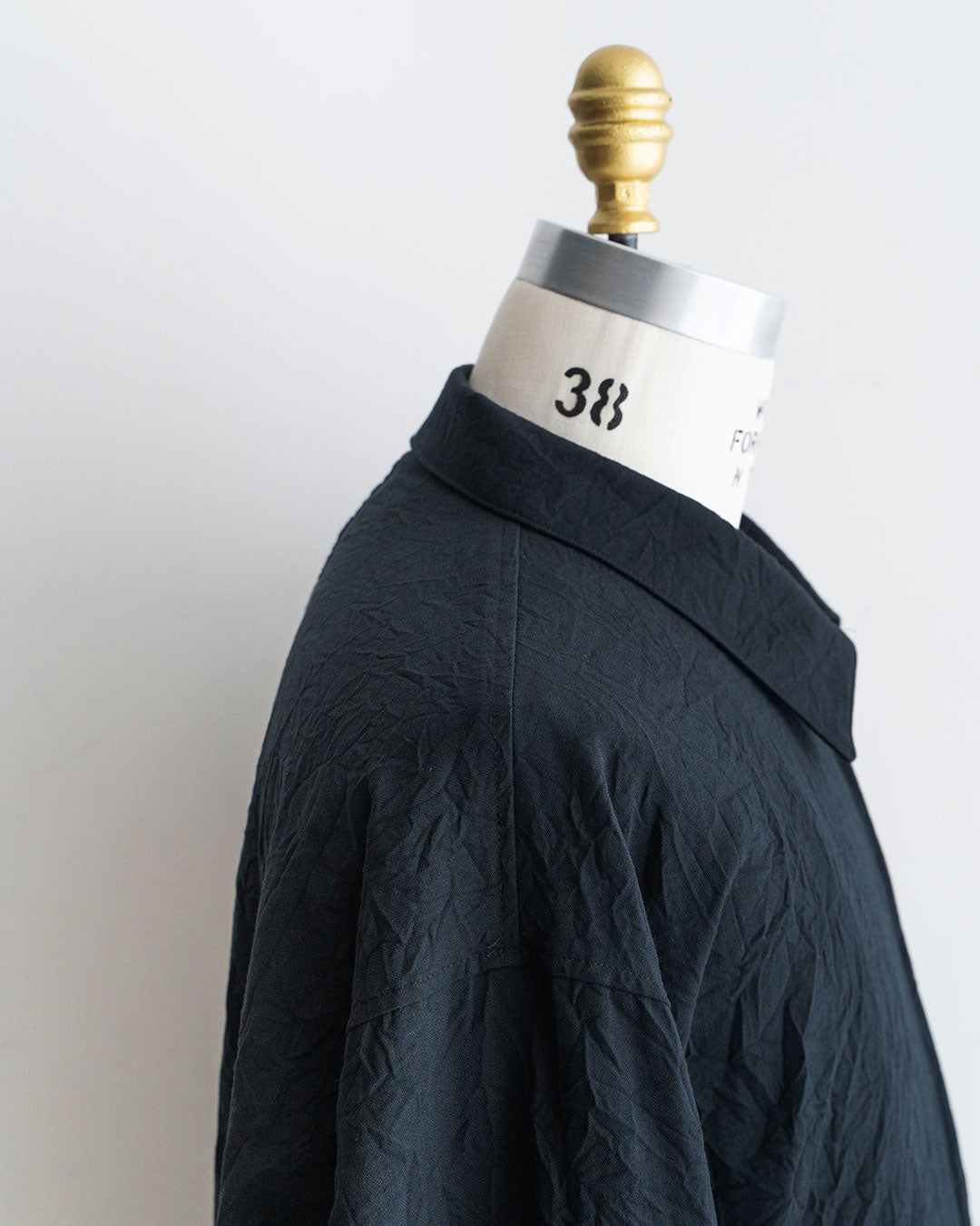 【STILL BY HAND】Crinkled Zip Up Blouson
