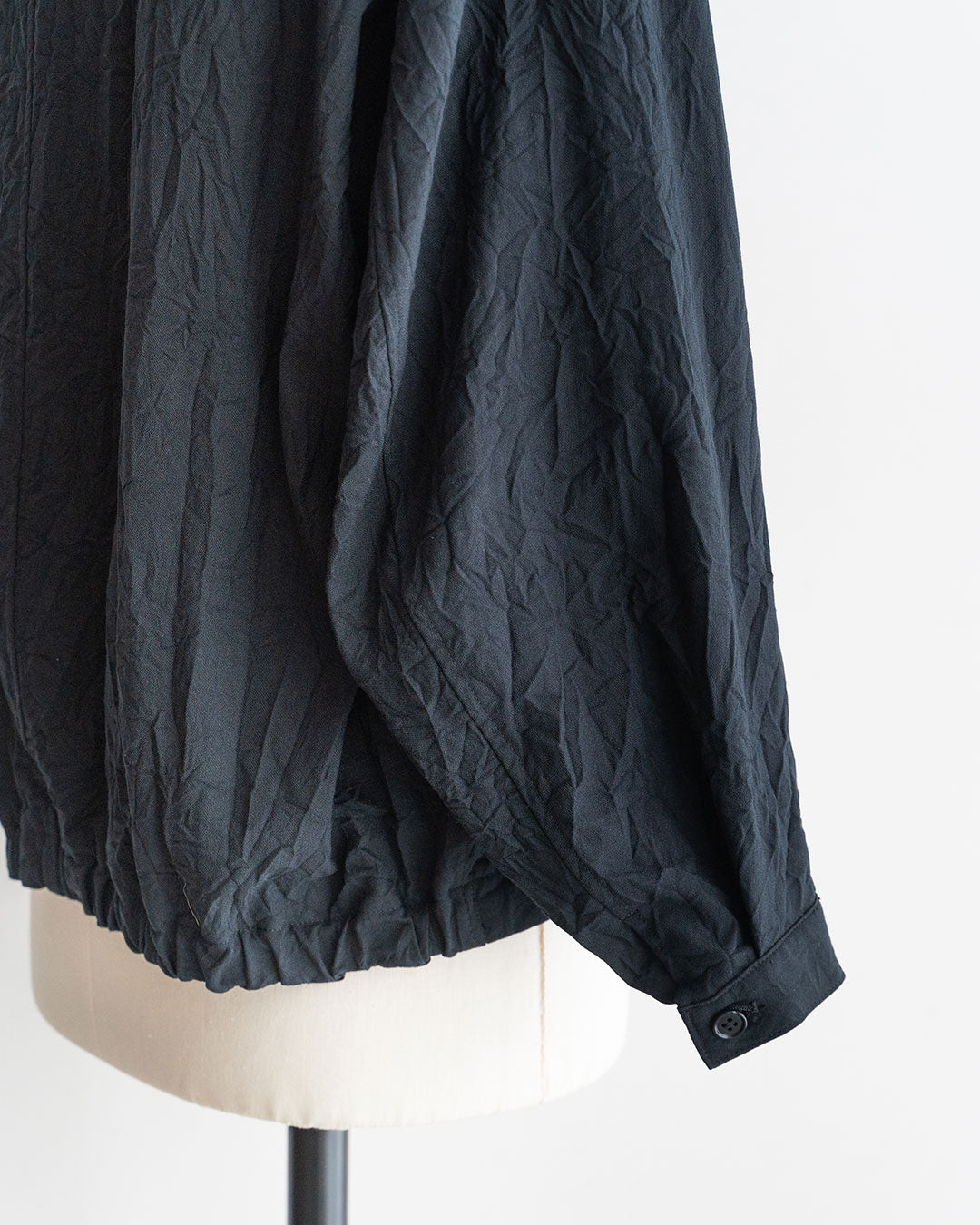 【STILL BY HAND】Crinkled Zip Up Blouson