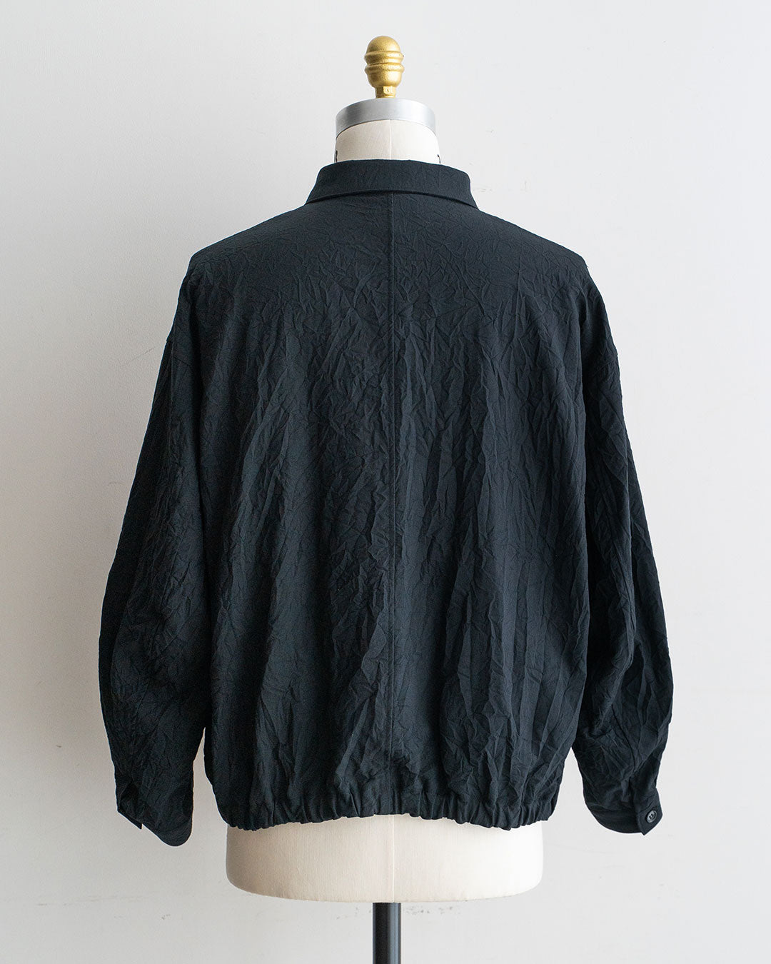 【STILL BY HAND】Crinkled Zip Up Blouson