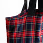 【HEXICO】Magazine Tote "Deadstock Tratan Check Fabrics"