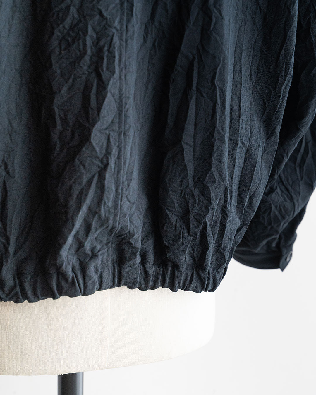【STILL BY HAND】Crinkled Zip Up Blouson