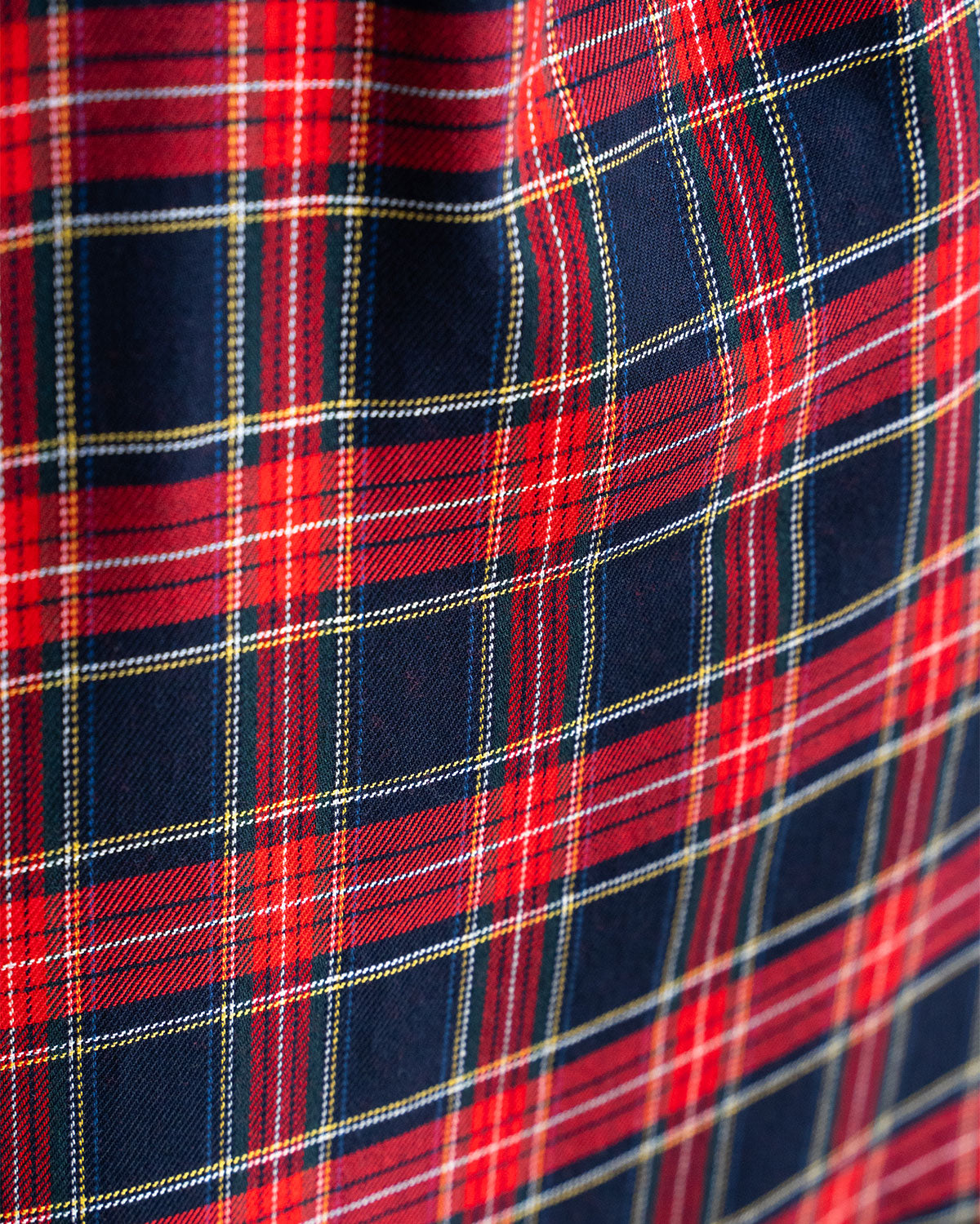 【HEXICO】Magazine Tote "Deadstock Tratan Check Fabrics"