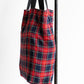 【HEXICO】Magazine Tote "Deadstock Tratan Check Fabrics"