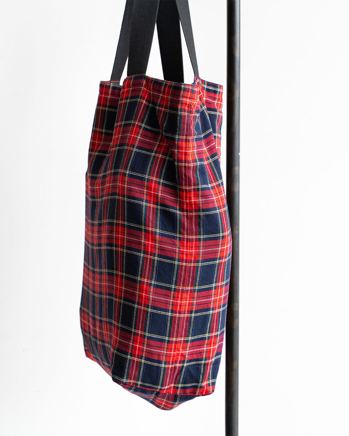 【HEXICO】Magazine Tote "Deadstock Tratan Check Fabrics"