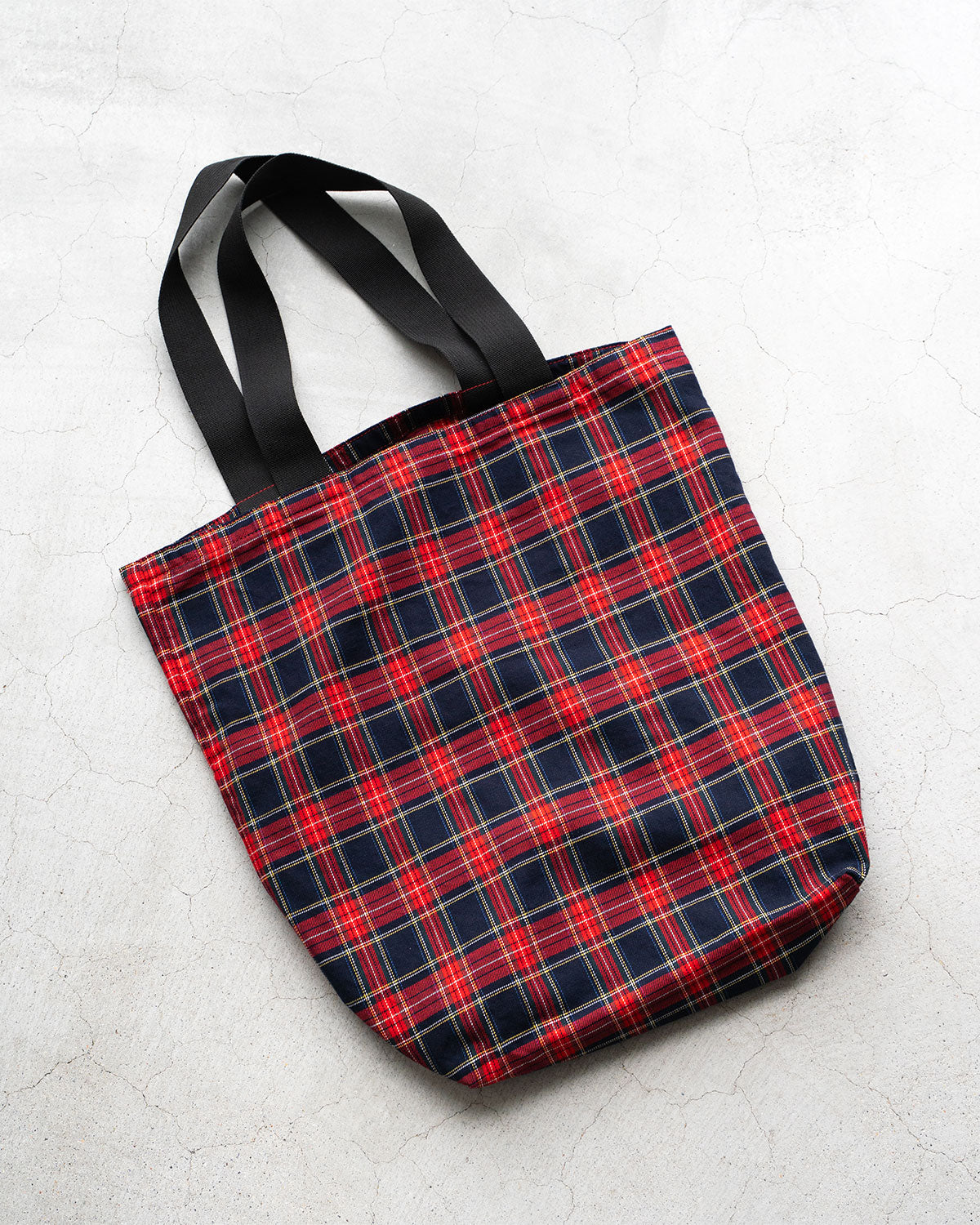 【HEXICO】Magazine Tote "Deadstock Tratan Check Fabrics"