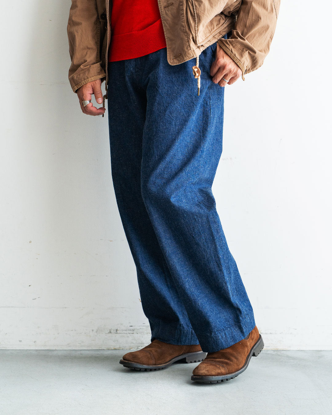 【AGE OLD】40s Style Work Trousers 『40s Reproduction 9.5oz Nep Denim』