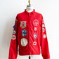 【VINTAGE】70s Pro-Knitwear Coach Jacket "AQUATICS"