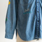 【Behind The River】Work Chambray Shirts『Hand Embroidery In Oaxaca Mexico』