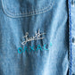 【Behind The River】Work Chambray Shirts『Hand Embroidery In Oaxaca Mexico』