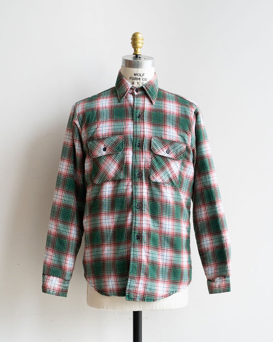 【VINTAGE】80s Old Flannel Check Shirts "Good Color" ①