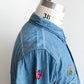 【Behind The River】Work Chambray Shirts『Hand Embroidery In Oaxaca Mexico』