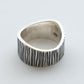 【THARU SILVER】Silver Ring "Tree Trunk Pattern"