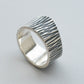 【THARU SILVER】Silver Ring "Tree Trunk Pattern"