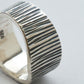 【THARU SILVER】Silver Ring "Tree Trunk Pattern"