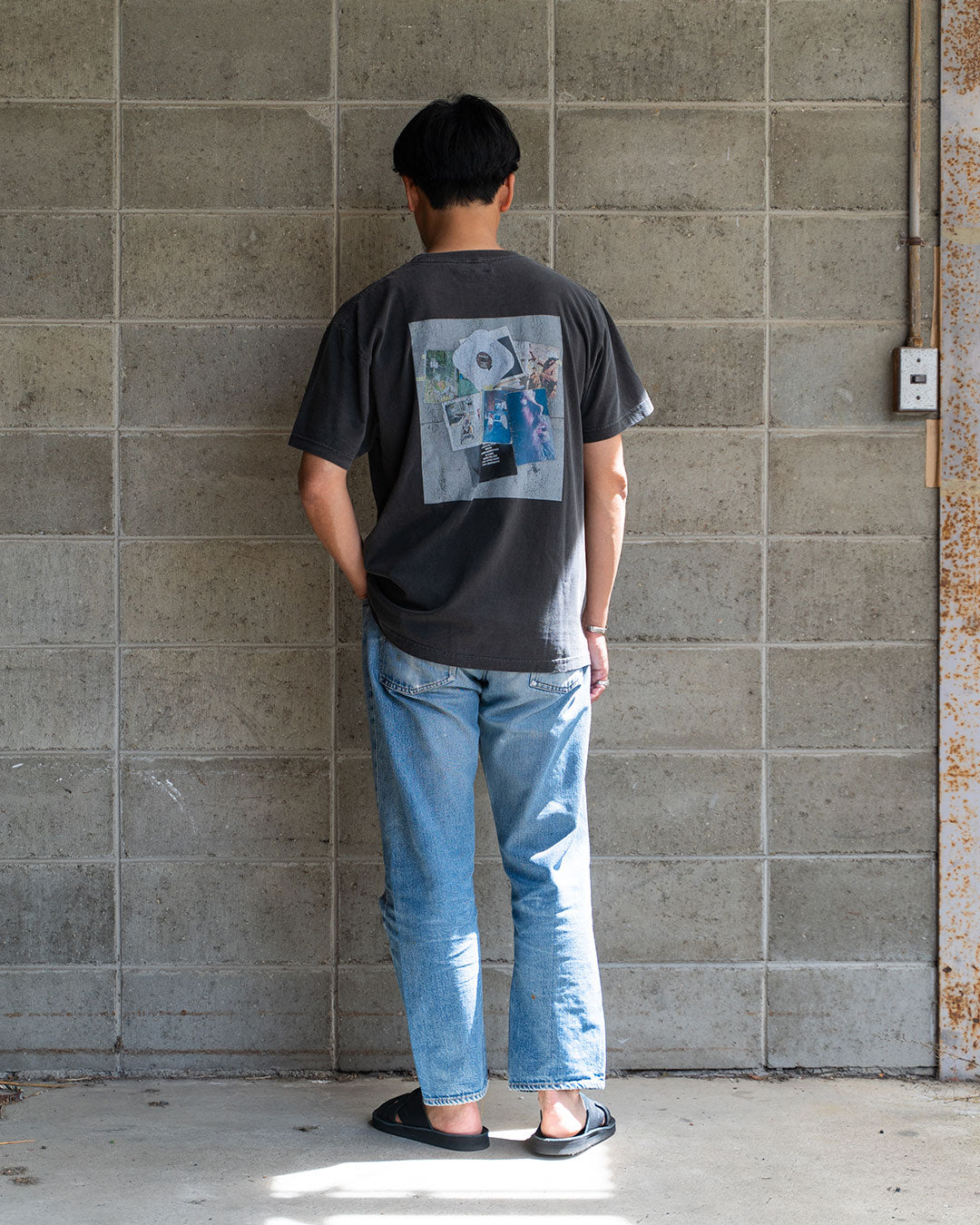 着用モデル 身長175cm　体重69kg　着用サイズ L / カラー Black