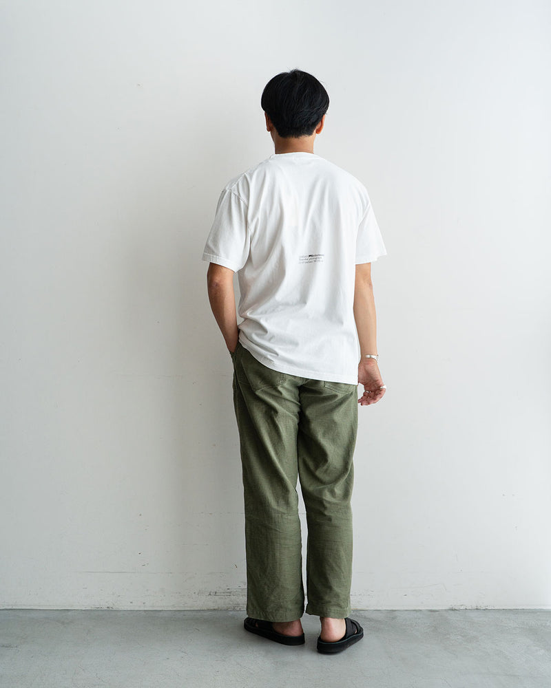 着用モデル 身長175cm　体重69kg　着用サイズ L / カラー White