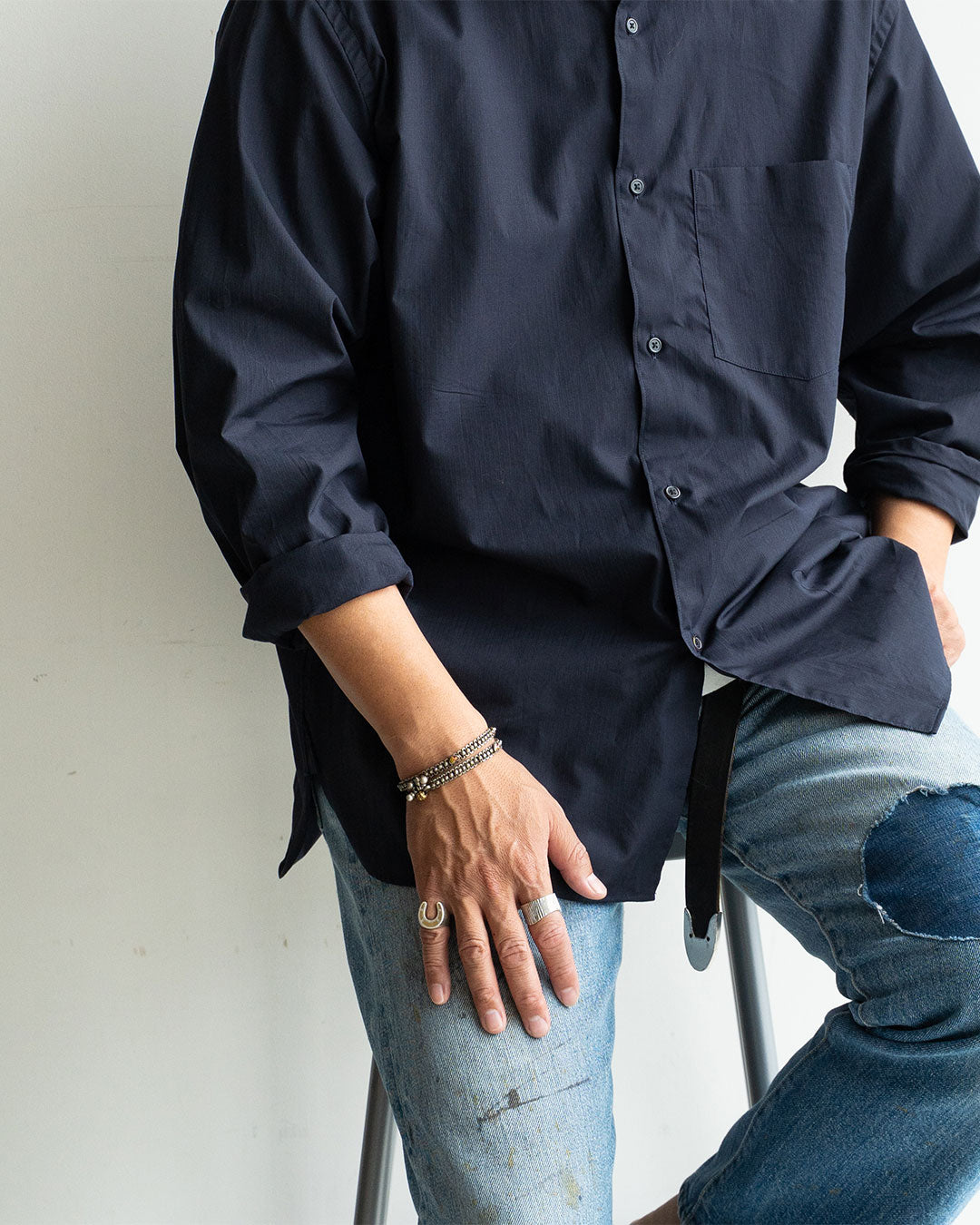 着用モデル 身長175cm　体重69kg / 着用サイズ Free