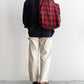 【HEXICO】Magazine Tote "Deadstock Ombre Check Fabrics"