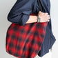 【HEXICO】Magazine Tote "Deadstock Ombre Check Fabrics"
