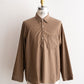 【STILL BY HAND】Cupro Cotton Pullover Shirts
