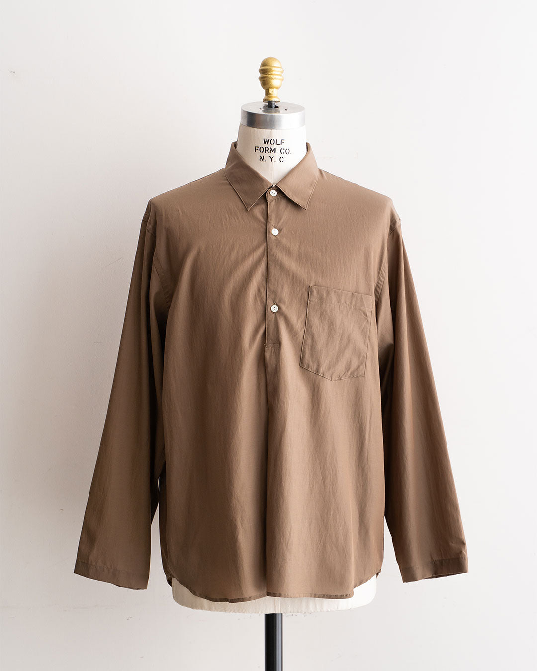 【STILL BY HAND】Cupro Cotton Pullover Shirts