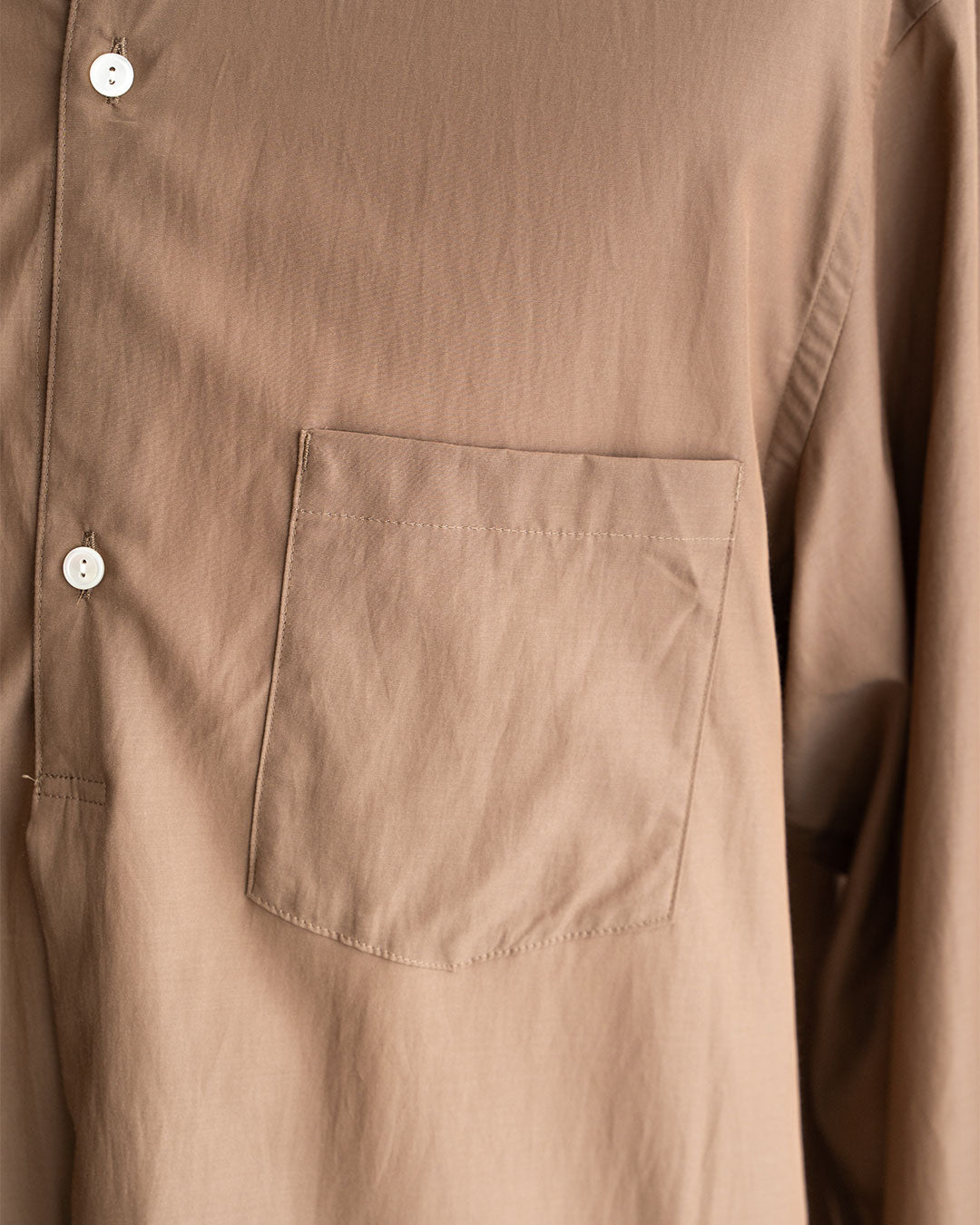 【STILL BY HAND】Cupro Cotton Pullover Shirts
