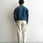【orslow】Pleated Front Blouse "2 Year Wash"