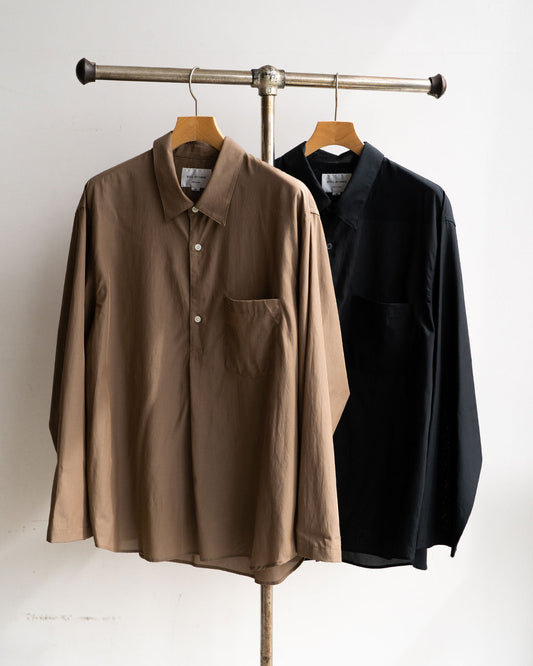 【STILL BY HAND】Cupro Cotton Pullover Shirts