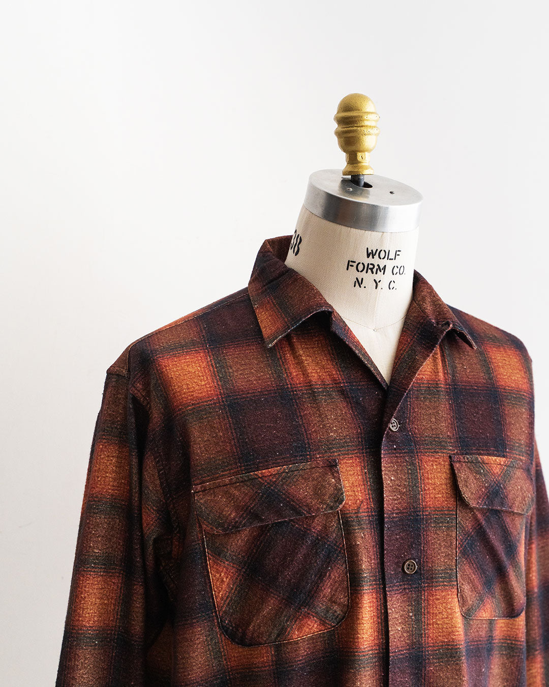 【TOWNCRAFT × FORT】60s Vintage Inspired Ombre Printed Flannel Shirt 『FORT EXCLUSIVE』Vol.2