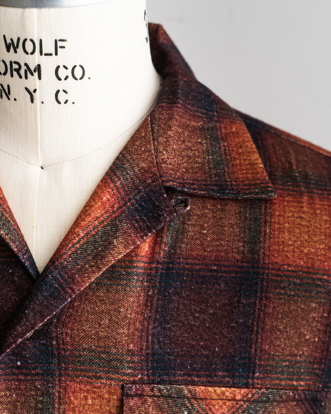 【TOWNCRAFT × FORT】60s Vintage Inspired Ombre Printed Flannel Shirt 『FORT EXCLUSIVE』Vol.2