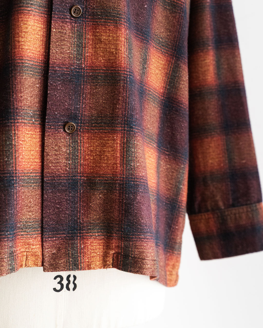 【TOWNCRAFT × FORT】60s Vintage Inspired Ombre Printed Flannel Shirt 『FORT EXCLUSIVE』Vol.2