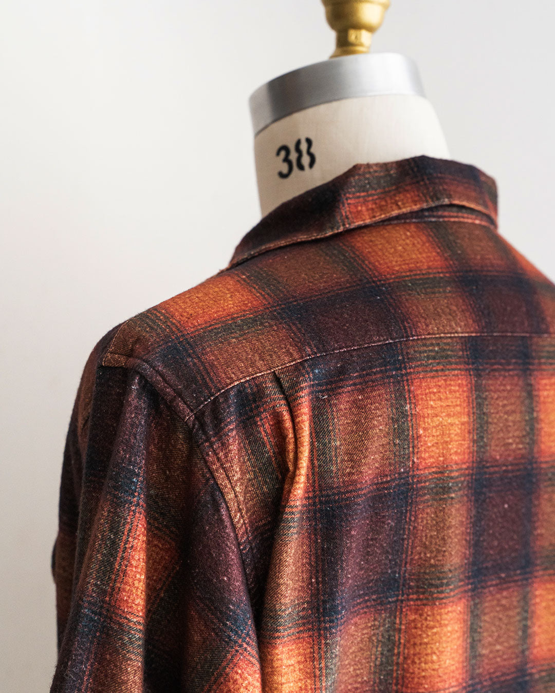 【TOWNCRAFT × FORT】60s Vintage Inspired Ombre Printed Flannel Shirt 『FORT EXCLUSIVE』Vol.2