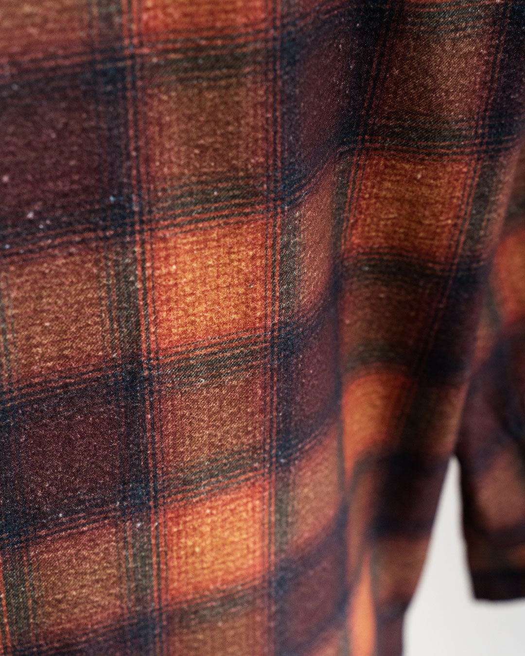 【TOWNCRAFT × FORT】60s Vintage Inspired Ombre Printed Flannel Shirt 『FORT EXCLUSIVE』Vol.2