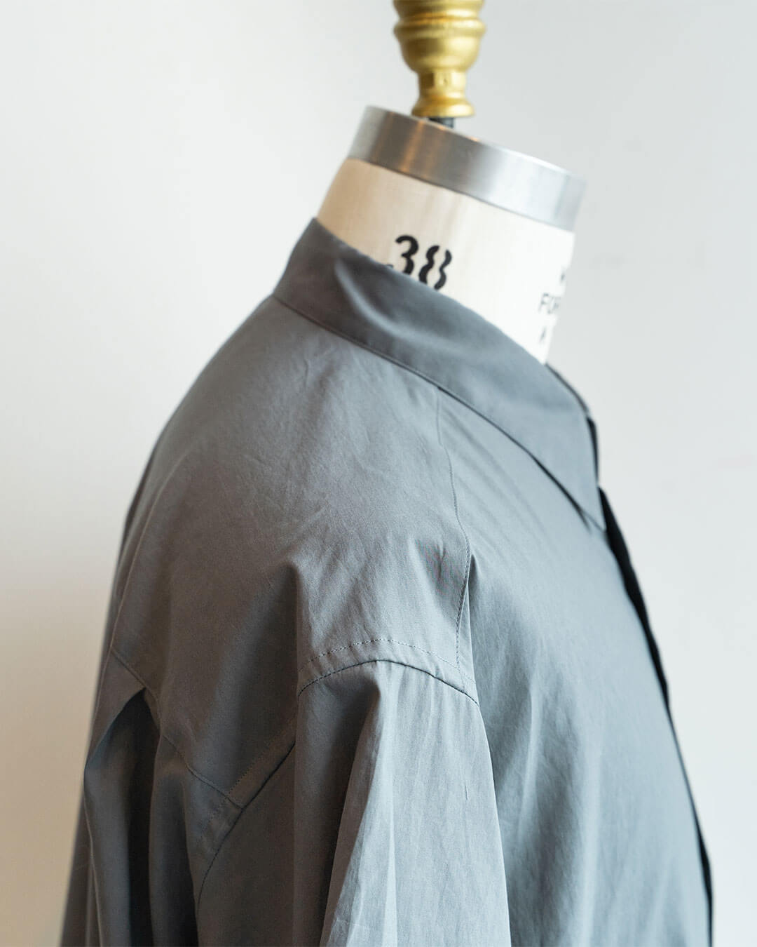 【STILL BY HAND】Half Sleeve Cotton Broad Shirt